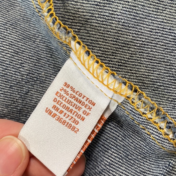 🌈[ Fiorucci ] Embellished Denim Jacket - Picture 7 of 11